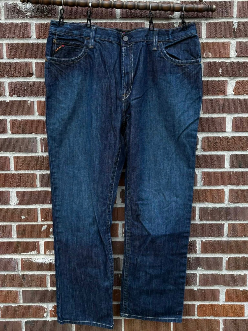 Ariat FR M4 Low Rise Boot Men's Denim Jeans Size 42W 32L Cat 2 2112 RN105037